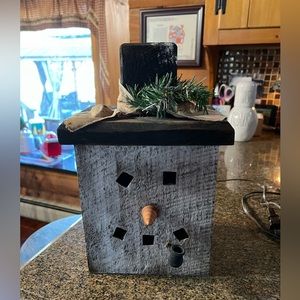 Light up snowman decor